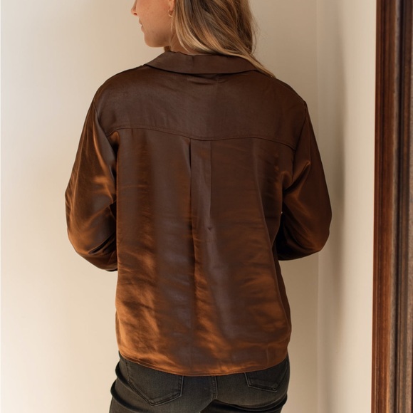 CJLA Champagne Liv Blouse size L - Picture 7 of 7